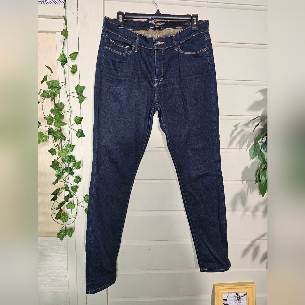 Lucky Brand Women's Deep Indigo Skinny Jeans‎